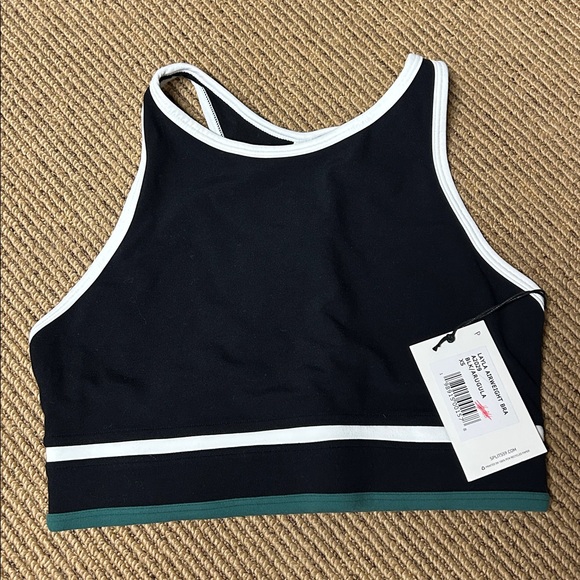 Splits59 Layla airweight bra black/arugula
